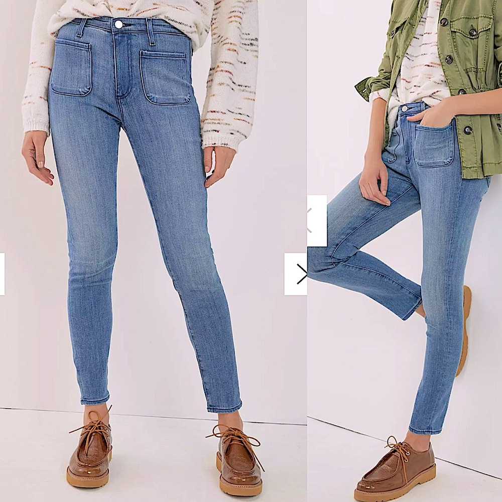 AG The Stevie High-Rise Skinny Ankle Jeans size 27R